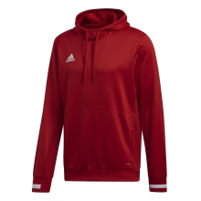 adidas Sport-Kapuzenpullover Team 19 Hoodie (atmungsaktiv) rot Herren